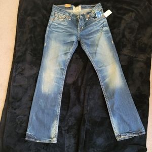 Brand New (w/tags) BIG STAR Vintage Distressed (w/Embellishment) Jeans (30L)